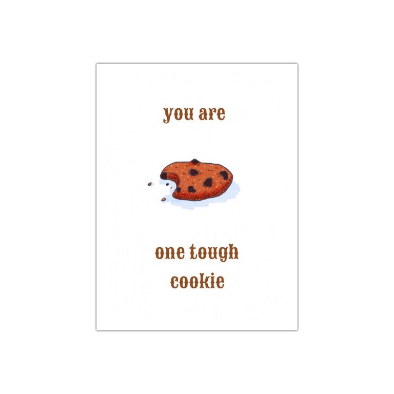 one-tough-cookie-sticker-for-sale-by-designfactoryd-redbubble