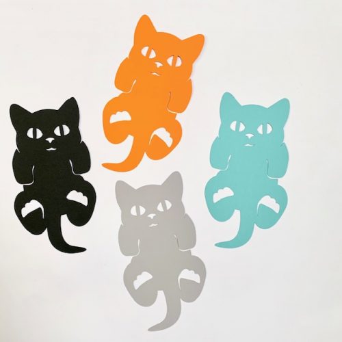 verschillende kleuren boekenlegger kitten