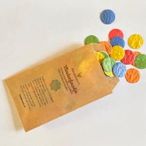 klein cadeautje confetti met bloemenzaadjes